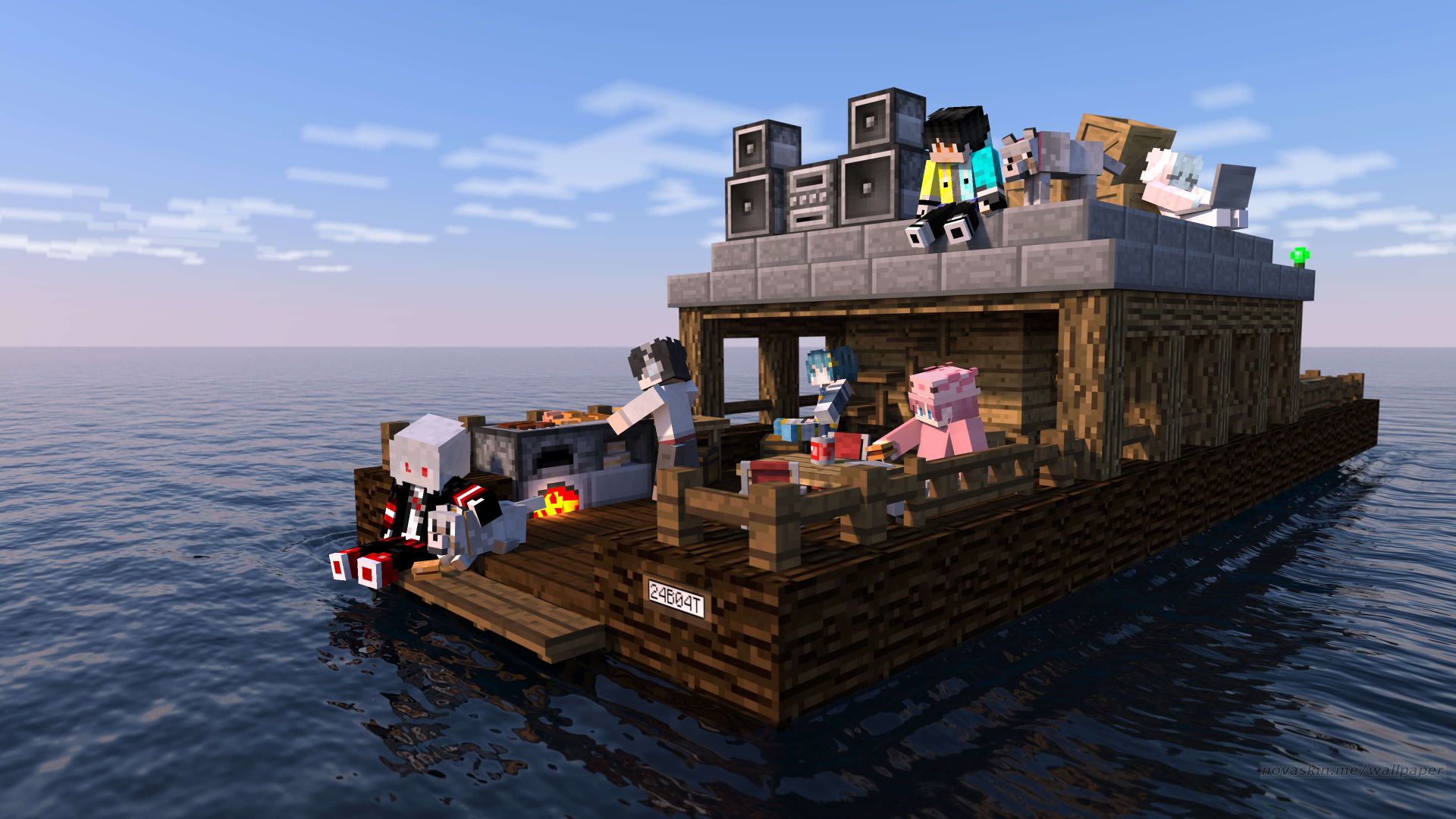 Minecraft创意建筑细节展示